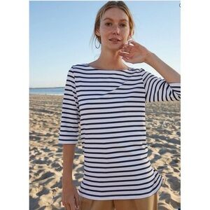 Saint James Striped Boatneck Top Size 4